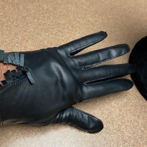 New Fringe Leather Gloves